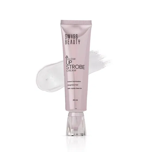 Swiss Beauty Glow Up Strobe Cream, Shade- 1. Pink Twilight, 30 ml