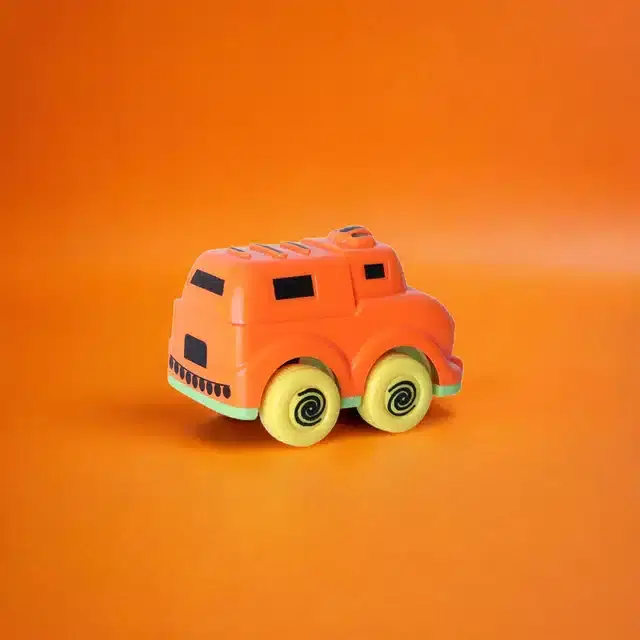 Plastic Friction Car Toy for Kids, Multicolor
