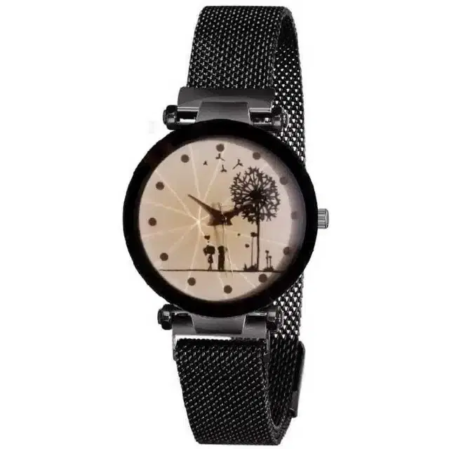 Women's Analog Watches, Pack of 1 (Black)