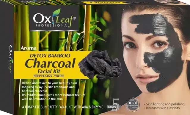 Detox Bamboo Charcoal Facial Kit, 180 ml