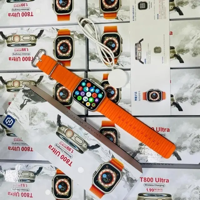 Silicone Strap S8 Ultra Smart Watch, Orange