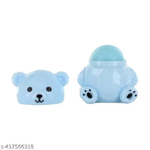 Teddy Bear Shape Lip Gloss, Multicolor, Pack of 1