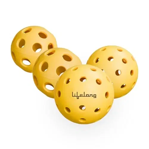 Lifelong Pickleball Set Indoor-Outdoor Balls 26 & 40 Holes Balls (llfpb01)
