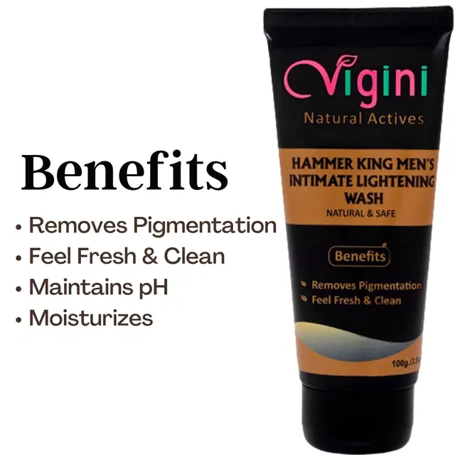 Vigini Hammer King Intimate Wash for Men, 100 ml