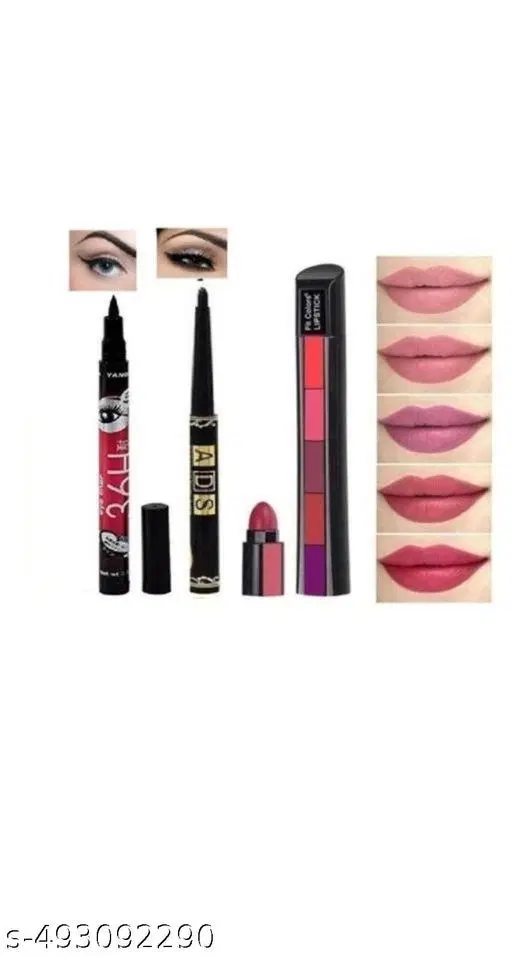 Face Makeup Combo, Multicolor, Set of 1