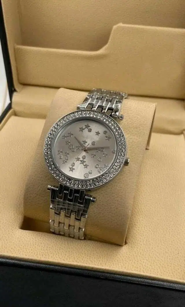 Analog Watch For Womens (Silver) (WS-428)