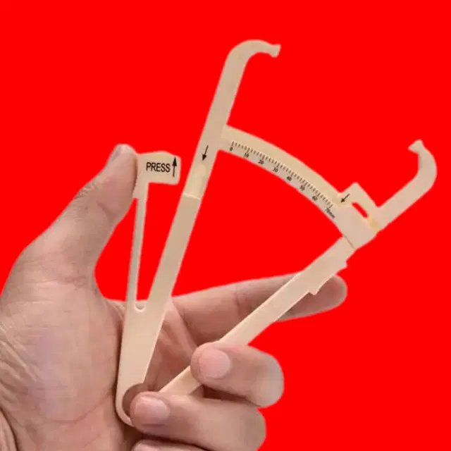 Lightweight Eco-Friendly Body Fat Measuring Caliper, Multicolor, Pack of 1