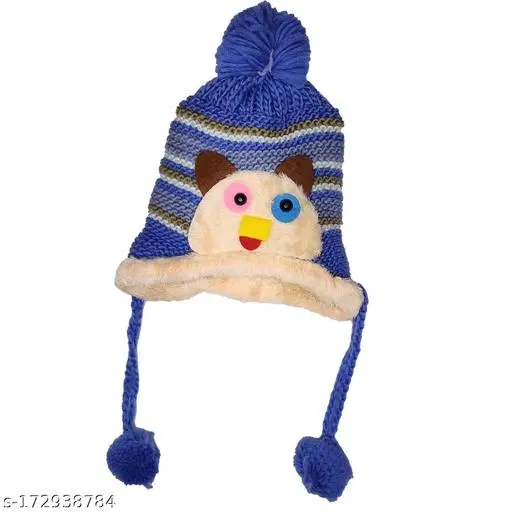 Woolen Cap for Kids (Multicolor)