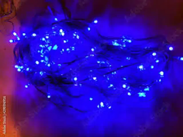 LED String Lights, Blue, 15 m