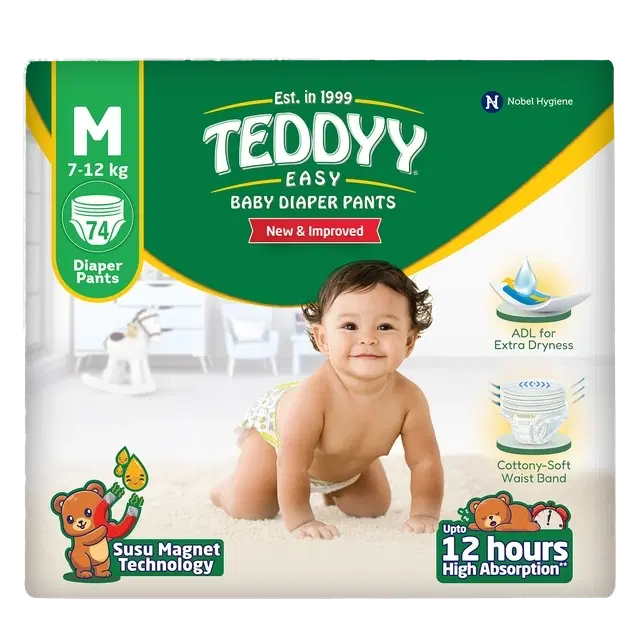 Teddyy Baby Pants Easy Medium 74 Pc