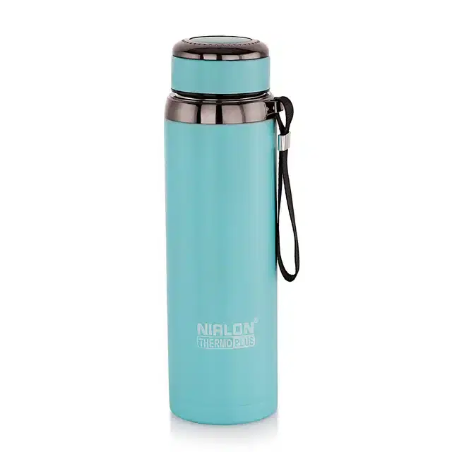 Stainless Steel Double Wall Vacuum Insulated Water Bottle, Blue, 1000 ml