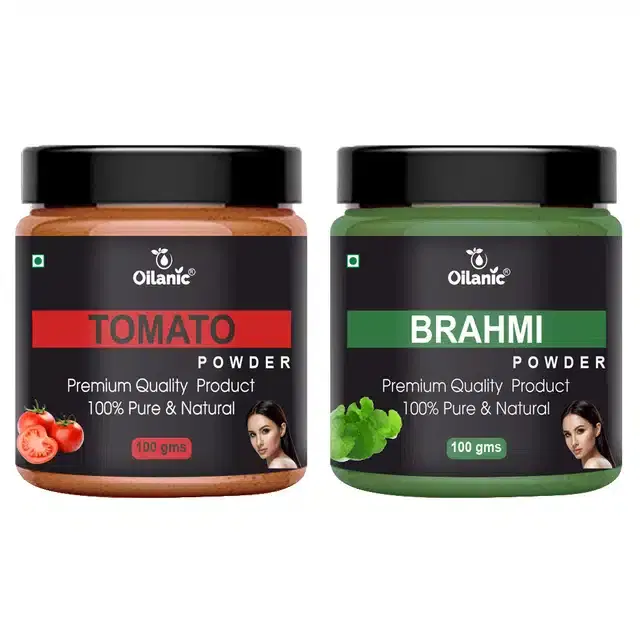 Natural Tomato & Brahmi Powder for Skin & Hair, Pack of 2, 100 g