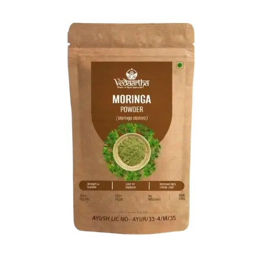 Vedaartha Organic Moringa Leaf Powder, 100 g