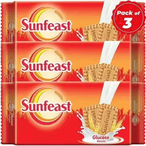 Sunfeast Glucose Biscuit 3X88 g (Pack of 3)