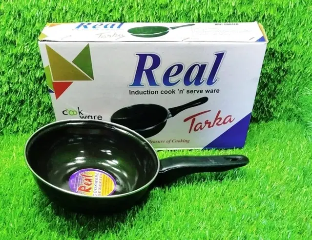 Non Stick Gas Compatible Frying Pan, Black, 12 inches