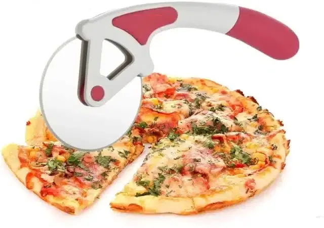 Pizza Slicer Wheel Cutter, Pink