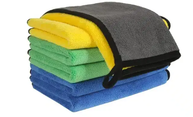 Cotton Blend Multipurpose Cleaning Towel, Multicolor, 40x30 cm, Pack of 6