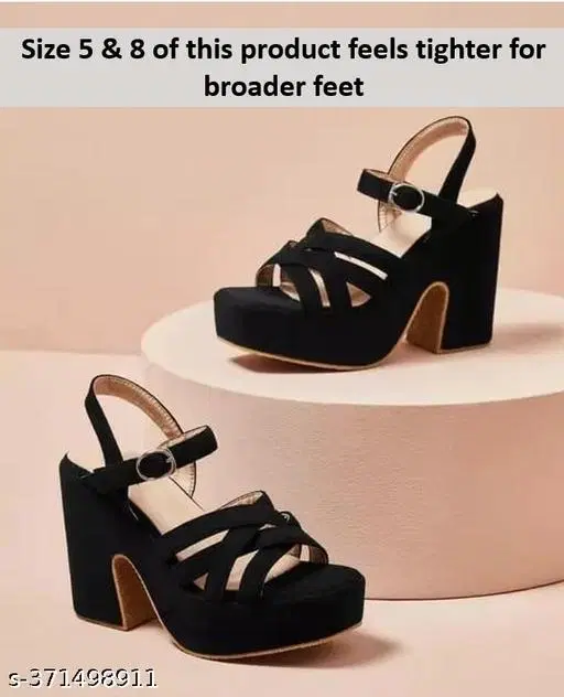 Heels for Women, Black (4)