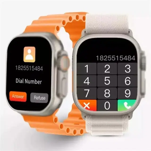 Silicone Strap S8 Ultra Smart Watch, Orange