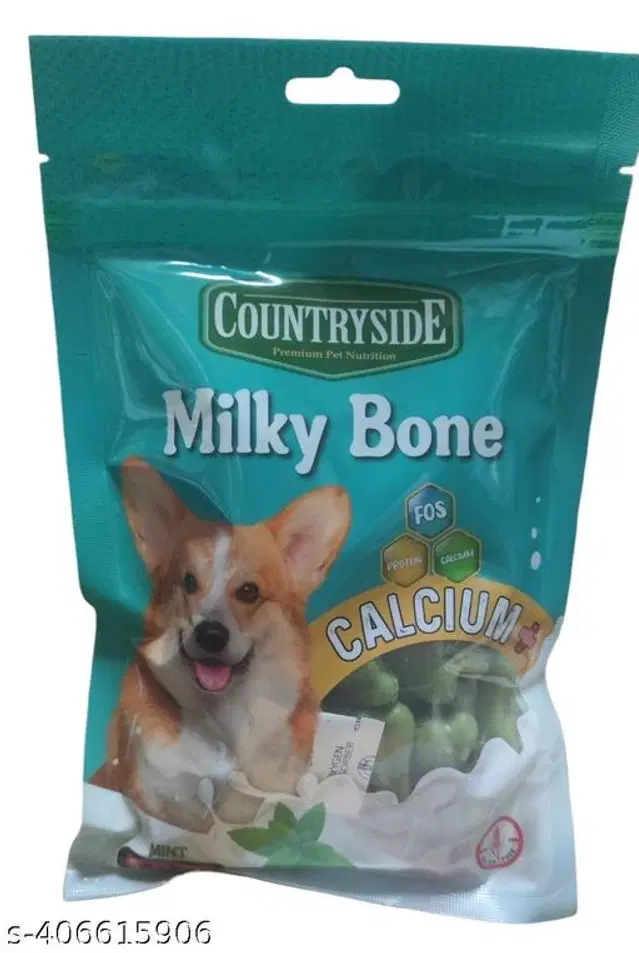 Countryside Mint Flavoured Milky Bone Pet Food for Dogs, 250 g