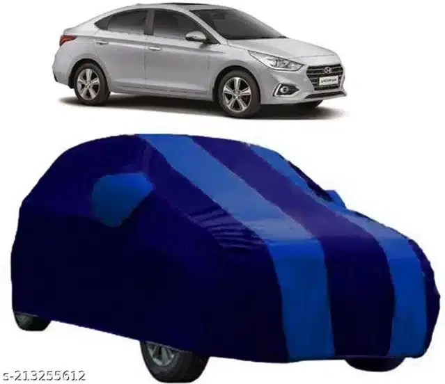 Taffeta Waterproof Car Cover for Hyundai Verna Transform, Multicolor