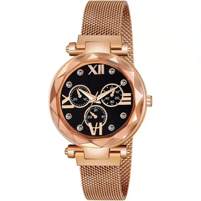 Women's Analog Watches, Pack of 1 (Rose Gold)