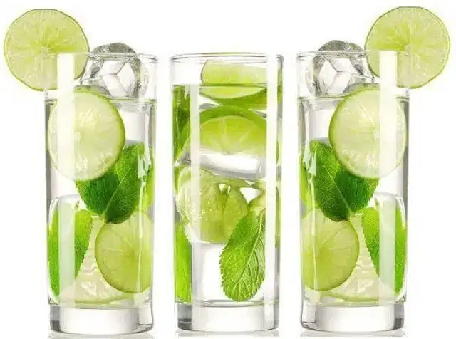 Liquor cum Cocktail Glasses, Transparent, 300 ml, Pack of 3