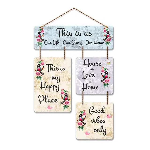 KC Arts happy place home Wall hanging 8x10inch