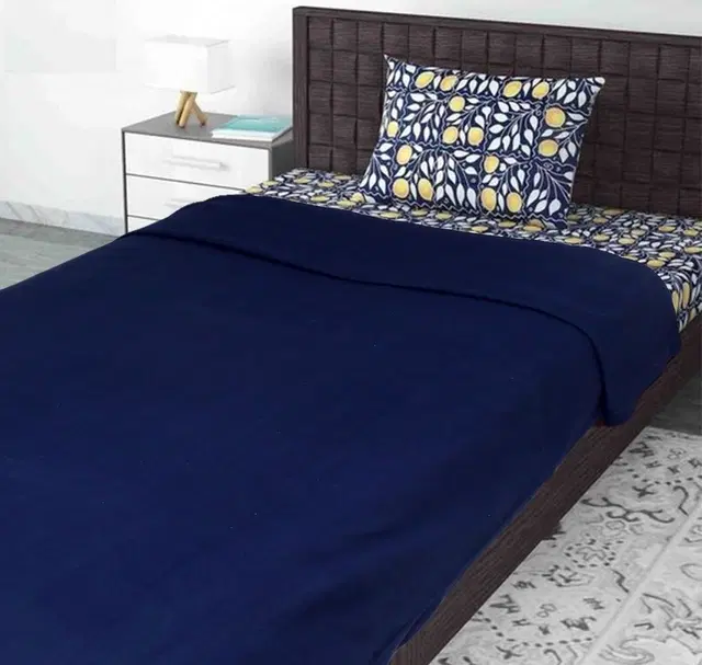 Fleece Blanket, Blue, 60x90 Inches