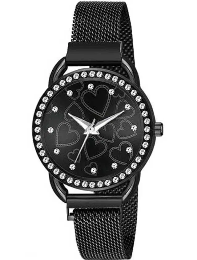 Analog Watch For Womens (Black) (WS-286)