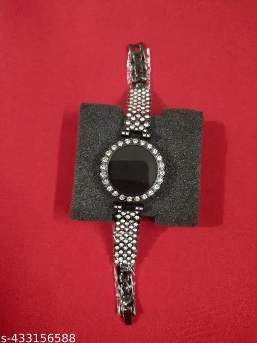 Alloy Strap Digital Watch for Women (Multicolor)