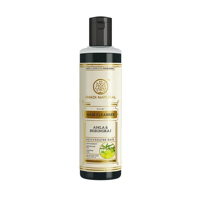 Khadi Natural Amla & Bhringraj Hair Cleanser 210 ml