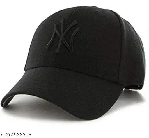 Polyblend Cap for Men (Free Size, Free Size)