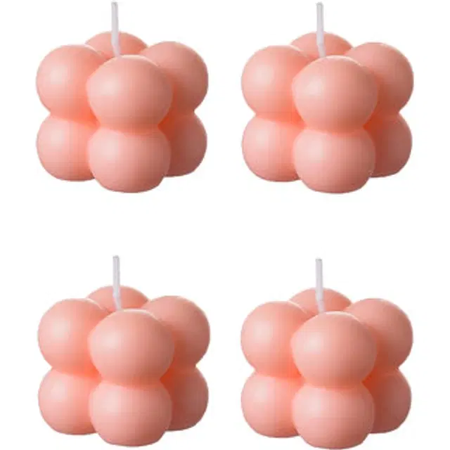 Long Lasting Aroma Jar Candles, Multicolor, Pack of 4