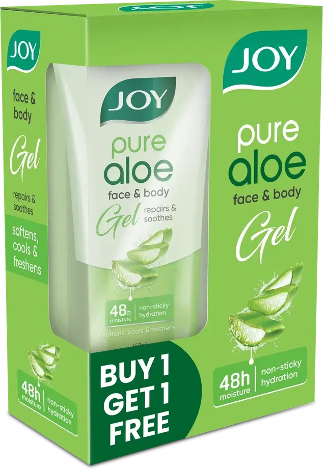 Joy Pure Aloe Face & Body Gel 150 ml (Buy 1 Get 1 Free)