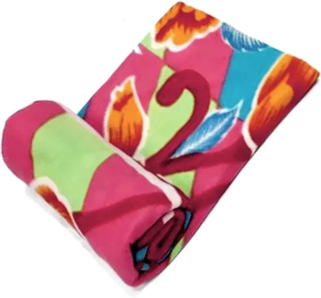 Fleece Blanket, Multicolour, 60x90 Inches