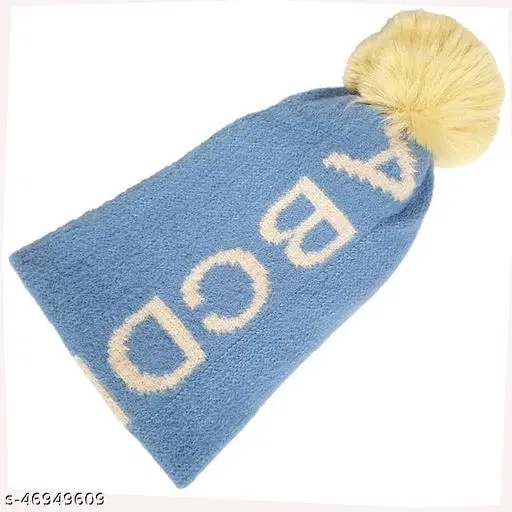 Woolen Cap for Kids (Multicolor)
