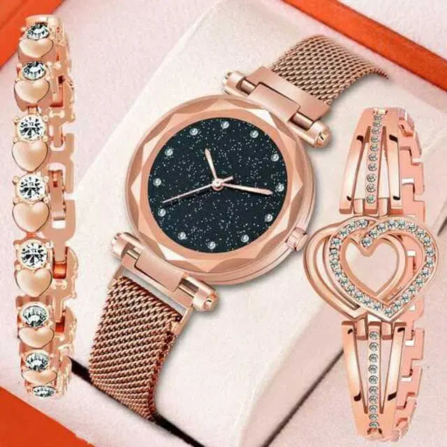 Analog Watch For Women (Rose Gold) (Ws-447)