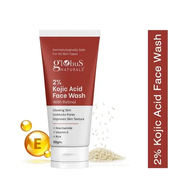 Globus Naturals 2% Kojic Acid Face Wash 50 g