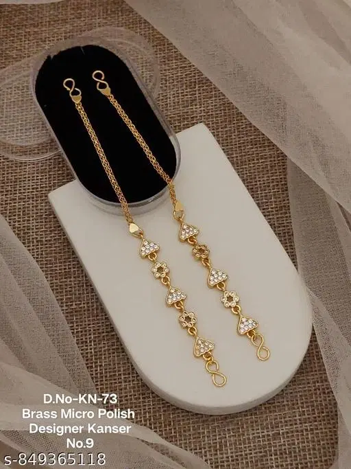 Stylish Studs for Women (Gold, Free Size)