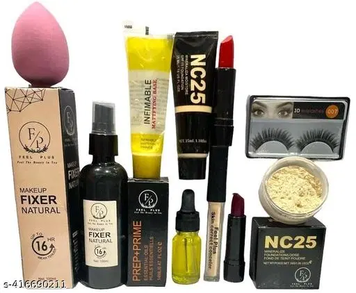 Kayi Beauty Best face maekup combo set for girl and women ( multicolor)