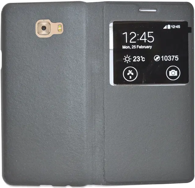 Flip Mobile Cover for Samsung C7 Pro - SM-C701F, Multicolor
