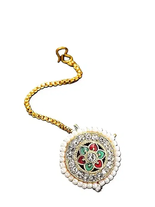 Stylish Mang tikka for Women & Girls, Golden