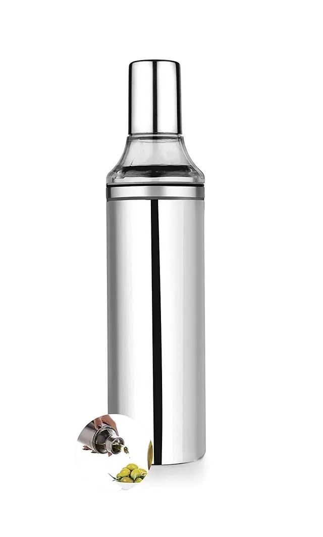 Stainless Steel Oil Pourer 1050 ml, Silver