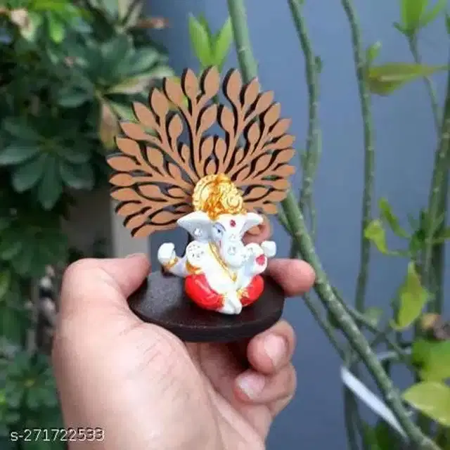 God Ganeshji Car Dashboard Idol, Multicolor