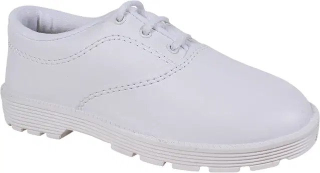 School Shoes for Boys (White, 1)