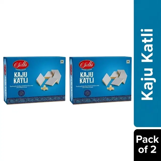 Sethi Kaju Katli 2X400 g (Pack of 2)