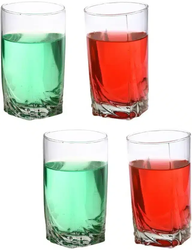 Liquor cum Cocktail Glasses, Transparent, 300 ml, Pack of 4