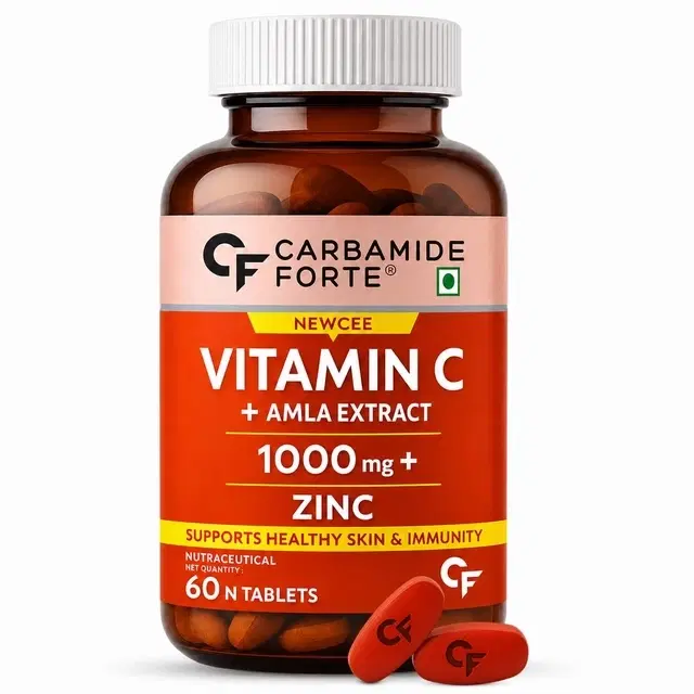 Carbamide Forte Vitamin C Tablets for Skin [1000 mg, 60 Tablets]
