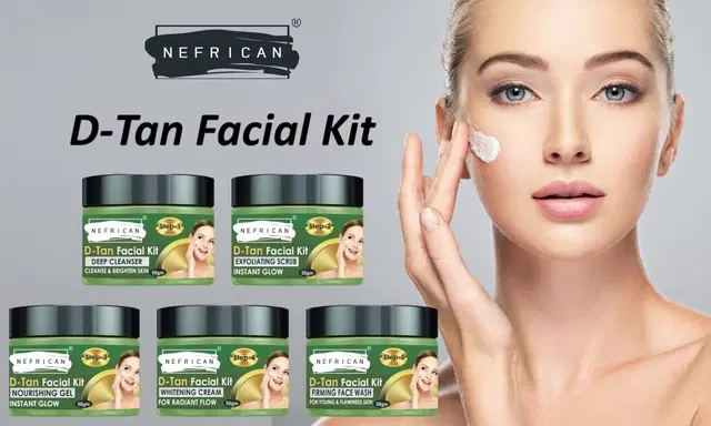 D-Tan Facial Kits, 50 g, Set of 5